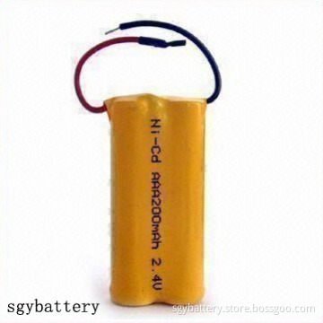 AAA 200mAh 2.4V Ni-CD Battery Pack